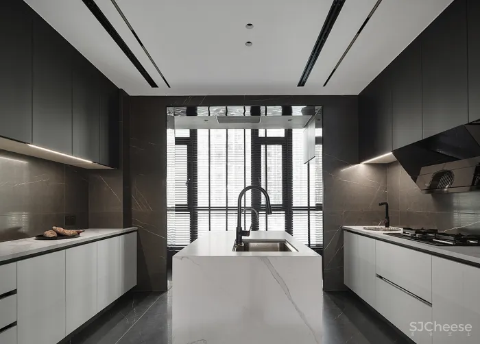 新作丨 夏承龙:240㎡极简私宅,克制而热烈!