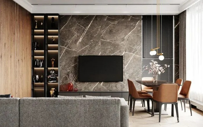 热烈红爱意满满的家