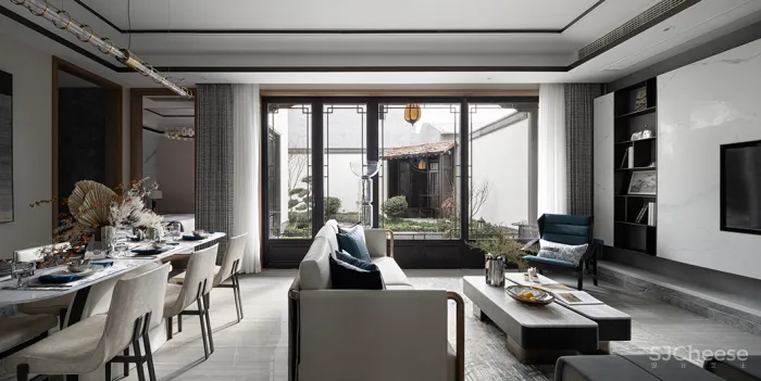 新作丨 必扬设计:中式苏派合院,宁静致远!