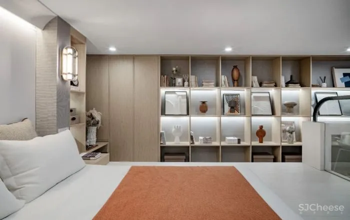 聚舍联合设计新作 丨 纯粹留白，64㎡MUJI风小复式