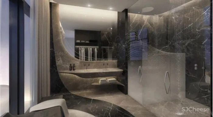 扎哈事务所新作，扭曲的外立面分隔公寓和酒店，独树一帜的「分层」设计！