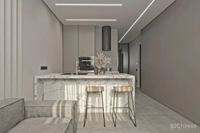 100㎡高级灰空间,极具设计感!