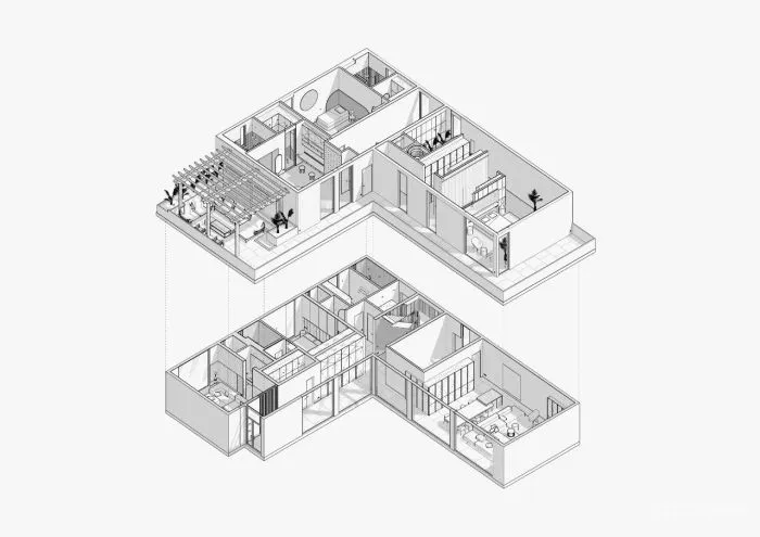 高质主义的双层公寓,兼具艺术与奢华!