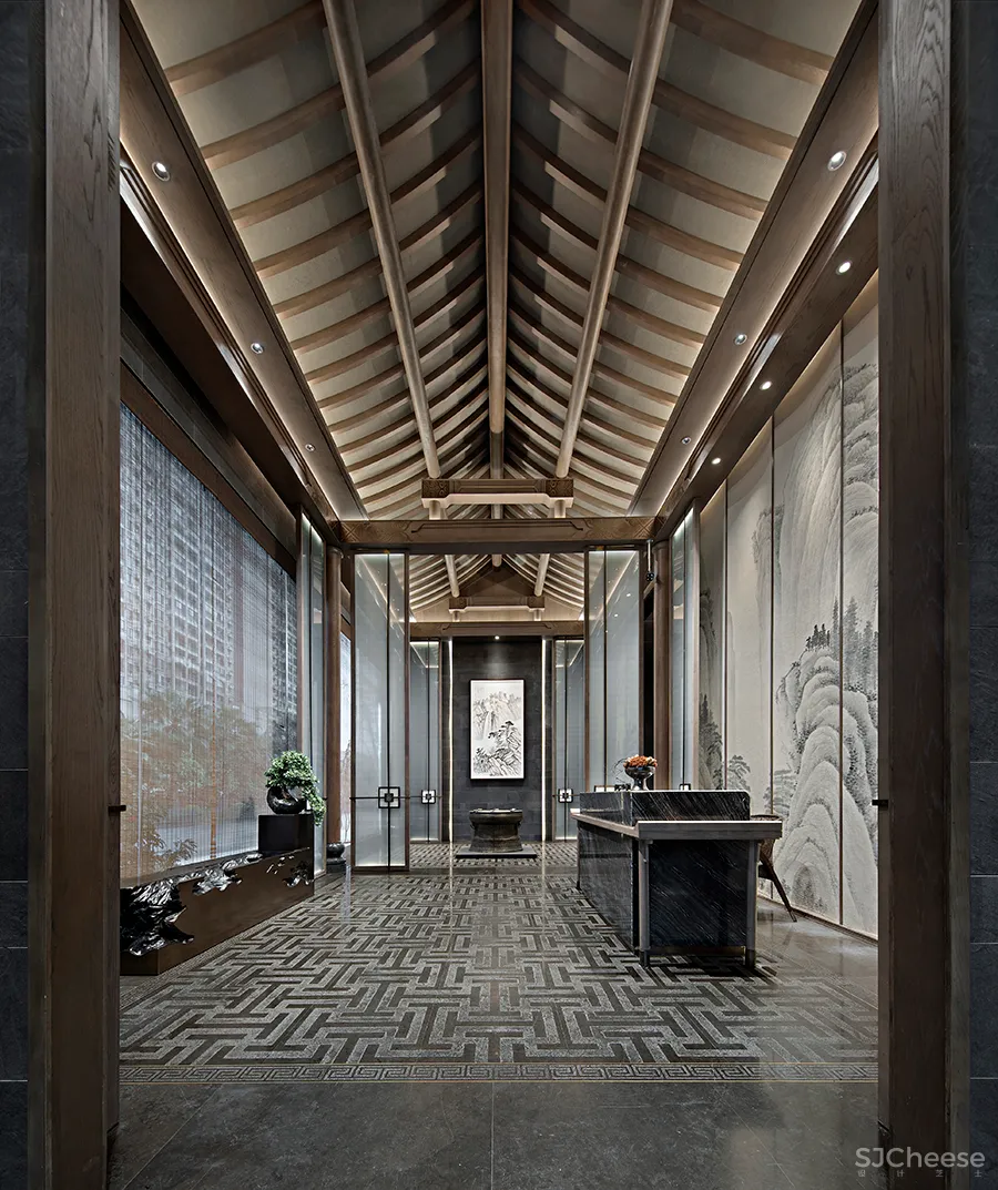 吴文粒新作 丨 800㎡闲庭深院,极致东方,重现百年古宅风华!