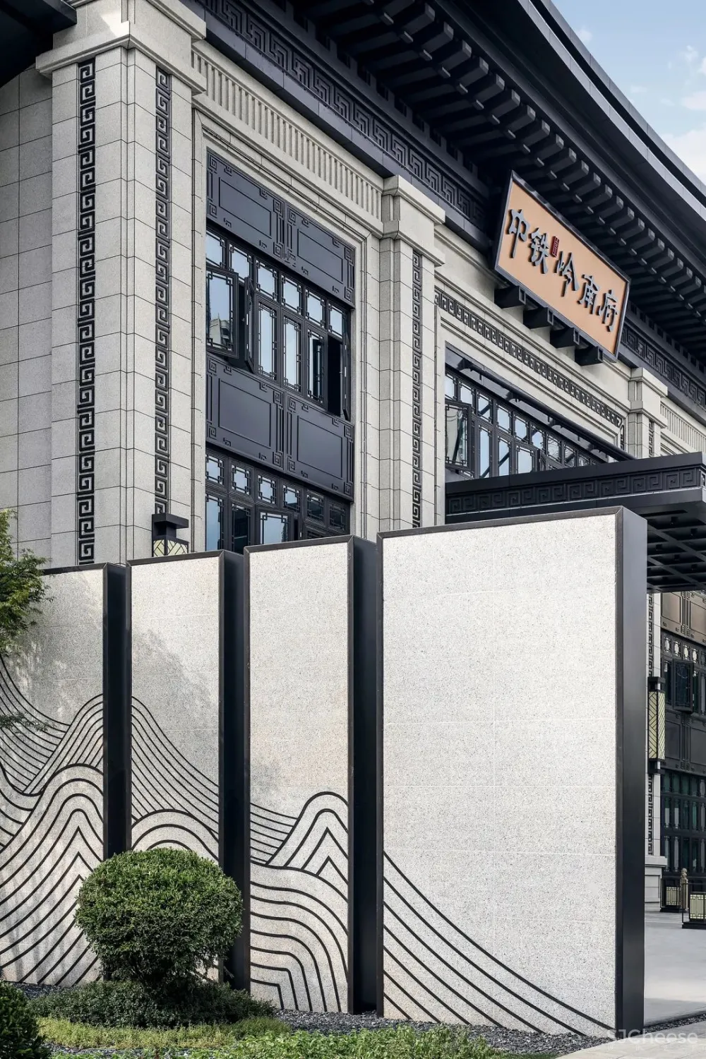 以《千里江山图》为灵感,打造生活与美学并存的空间。