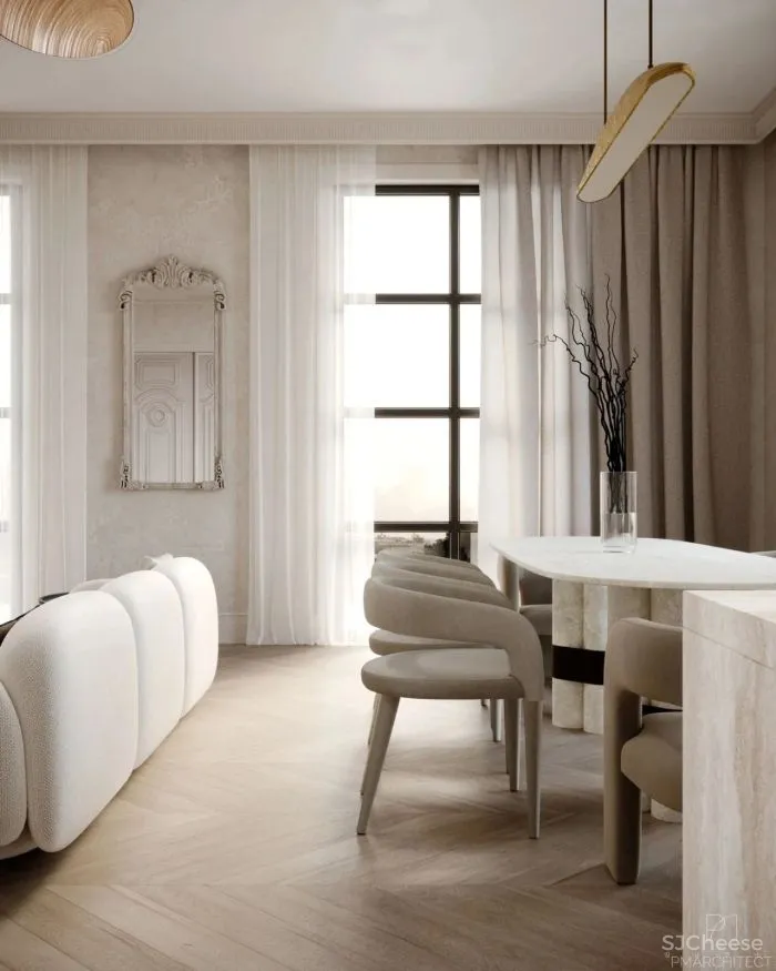 115㎡法式极简公寓,真走心!