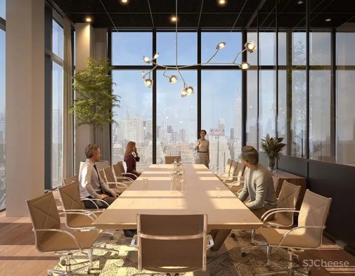 BIG设计的办公大楼,户外露台螺旋上升,每一层都有!