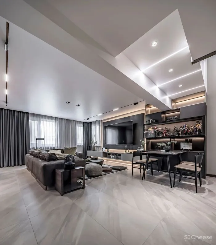 150㎡轻奢风,打造精致时尚的居所!