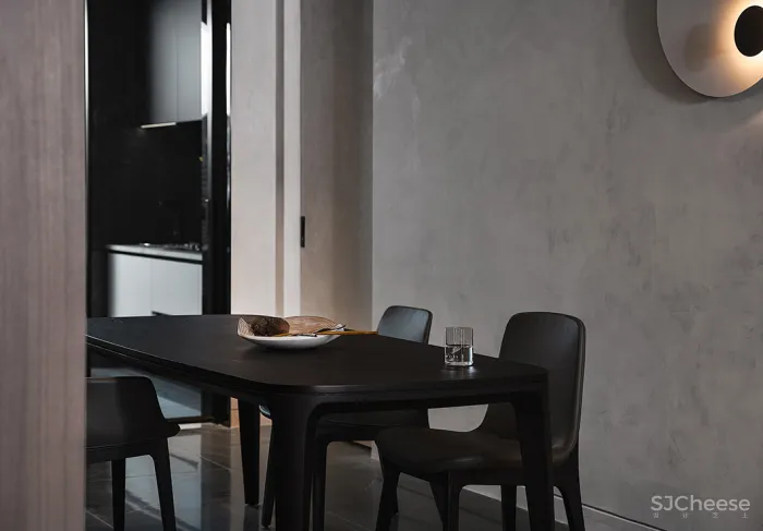 新作丨 夏承龙:240㎡极简私宅,克制而热烈!