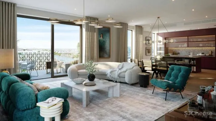 伦敦上空惊现透明泳池,架在公寓楼之间,带火两栋楼