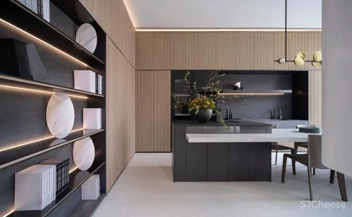 新作丨 孙建亚 896㎡ 极致私宅,一道和光,温润沁人