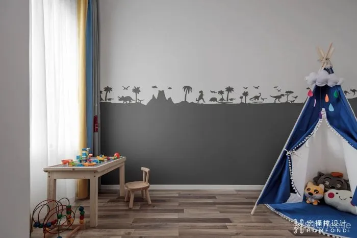 120㎡现代空间,高密度生活下的舒缓居所 宏福樘设计