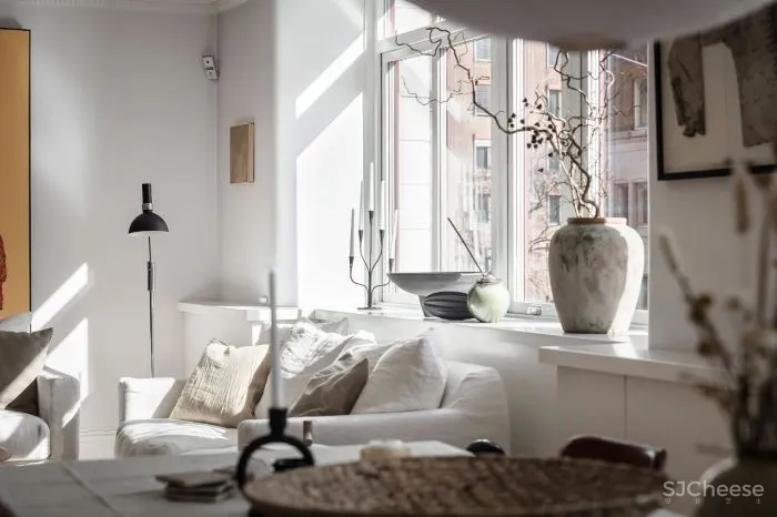 北欧混搭中国风,瑞典87㎡闺蜜同租公寓!