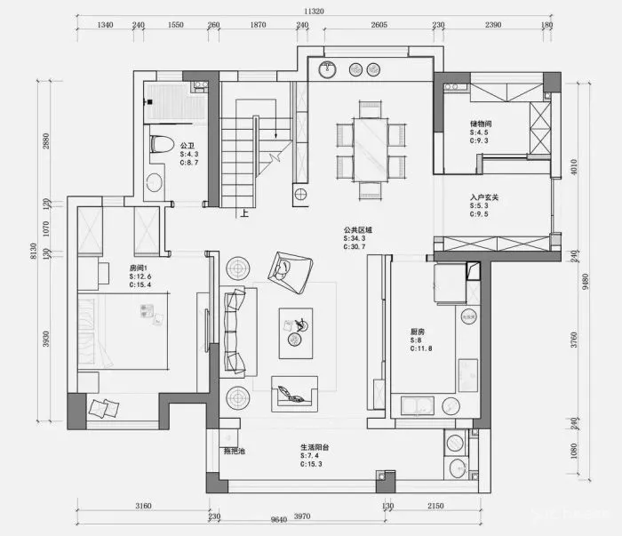雅中见致,灵中见韵!中式简约风住宅设计