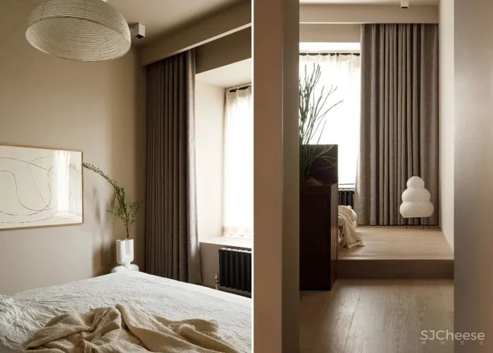 温暖 极简，这个90㎡老房“空”的很诗意