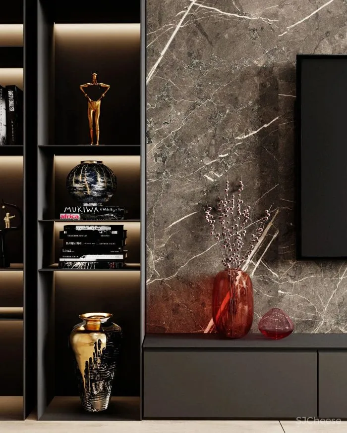 热烈红爱意满满的家