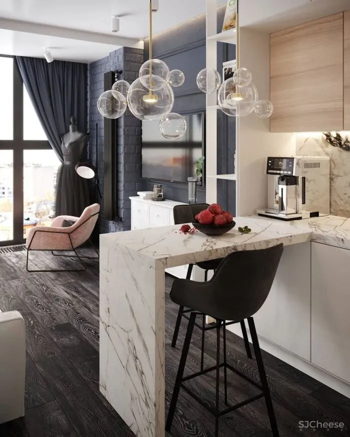 129㎡一居室,古典与现代的气氛,好迷人!