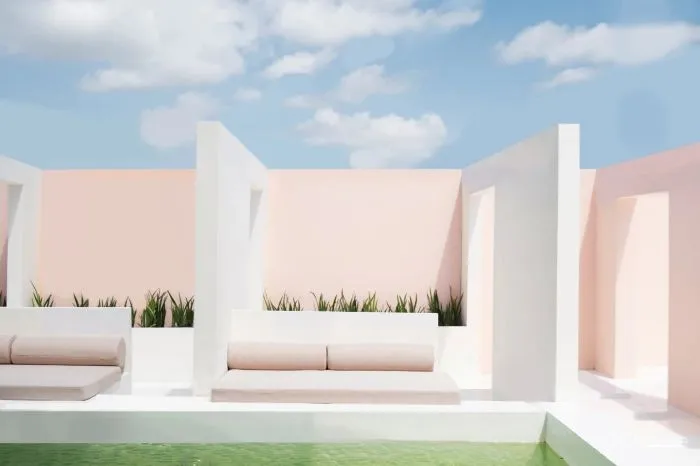 桃粉色ins风,温柔与硬朗的平衡 则问设计