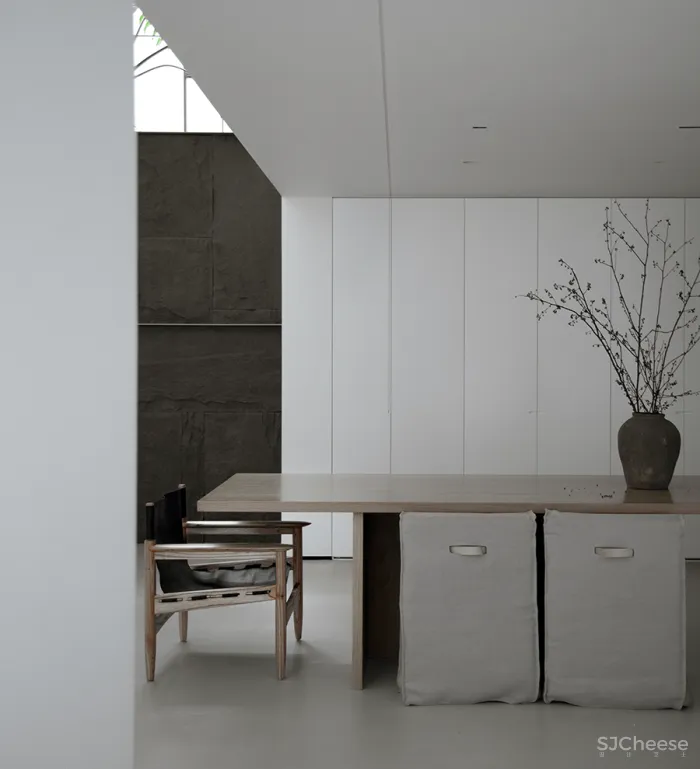 新作|方日新 • 庐州 翠园|这间地复式院落私宅,采光通风极好