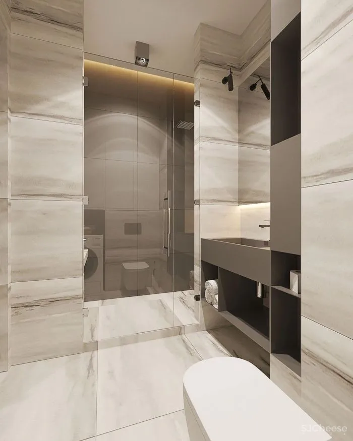 55㎡二居室,男性的雅致空间!