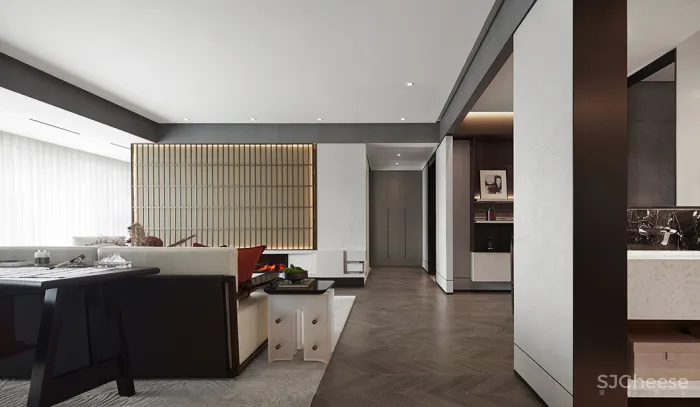 新作丨 岳蒙:一点朱砂染,写意现代境!