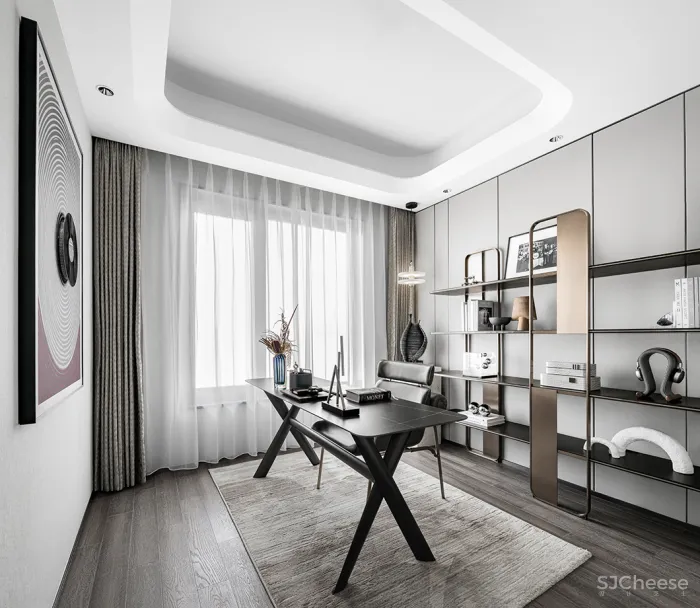 新作丨 SHD山禾设计:180㎡简约大平层,风雅气度,豪宅生活!