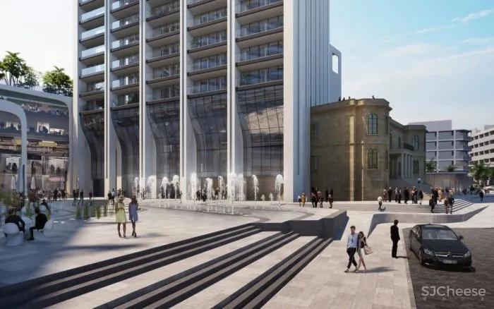 扎哈事务所新作，扭曲的外立面分隔公寓和酒店，独树一帜的「分层」设计！