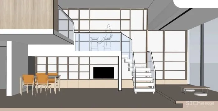 聚舍联合设计新作 丨 纯粹留白，64㎡MUJI风小复式