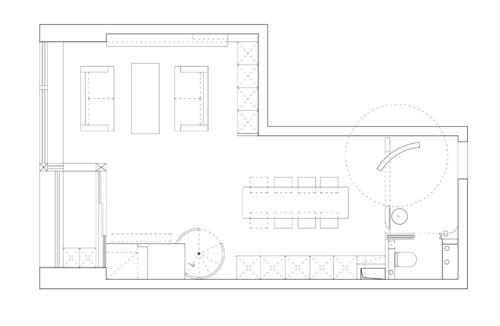 新作 丨 涵瑜设计:城市穴居 繁华里的私域空间