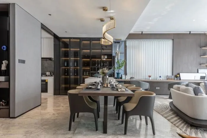 新作|艺烁国际:135㎡梦幻空间中的速度与激情