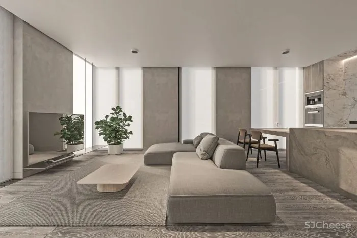 100㎡高级灰空间,极具设计感!