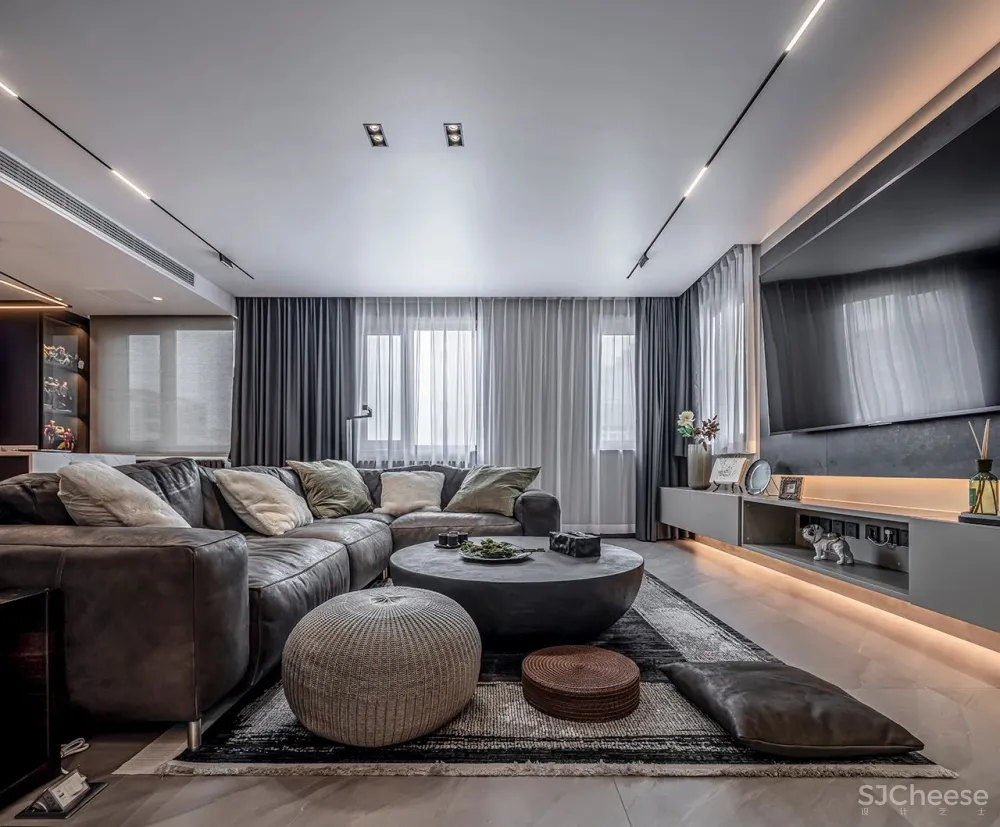 150㎡轻奢风,打造精致时尚的居所!