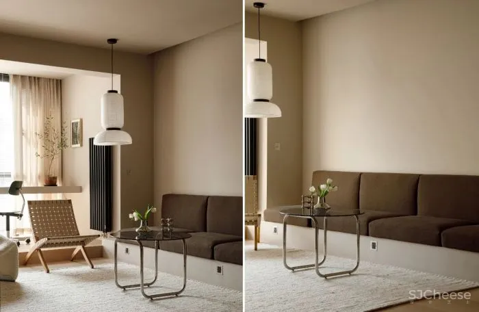 温暖 极简，这个90㎡老房“空”的很诗意