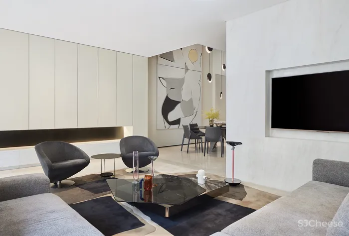 873㎡简约私宅 · 家是一个容器,盛放真实的自我!