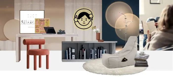 海力设计 两江都汇58㎡ 浪漫“奶茶”风