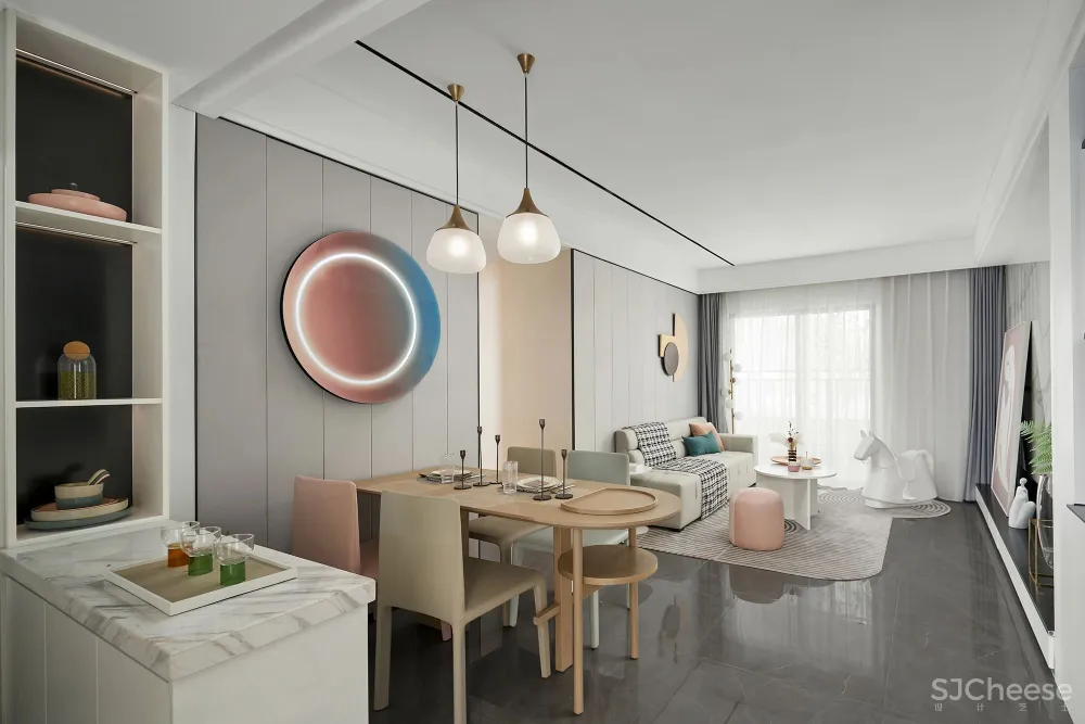 用色彩诠释空间,唤醒生活感知 海力设计