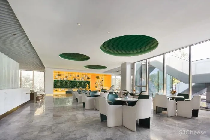 EH DESIGN 空间 金地·奥园格林云尚售楼处：自然的生长