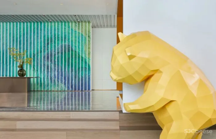 EH DESIGN 空间 金地·奥园格林云尚售楼处：自然的生长