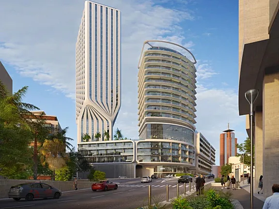 扎哈事务所新作，扭曲的外立面分隔公寓和酒店，独树一帜的「分层」设计！