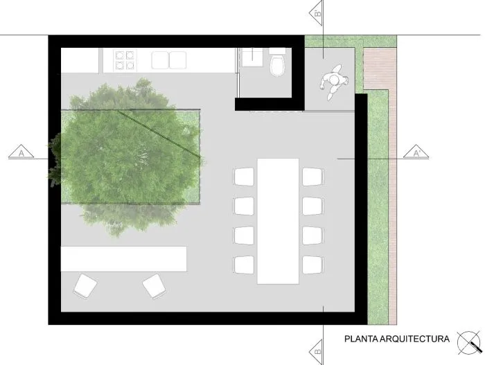 Equipo de Arquitectura丨光影与树 ，洗涤心灵的地方