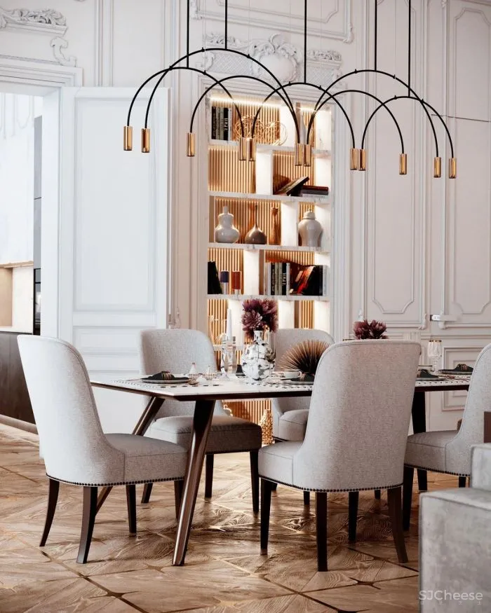 129㎡一居室,古典与现代的气氛,好迷人!