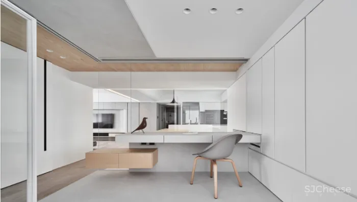 拒绝循规蹈矩,从三室改一室,这个100平米的住宅被改的十分有趣