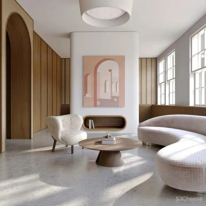 充满线条感的木饰面墙,耐看率 100%!