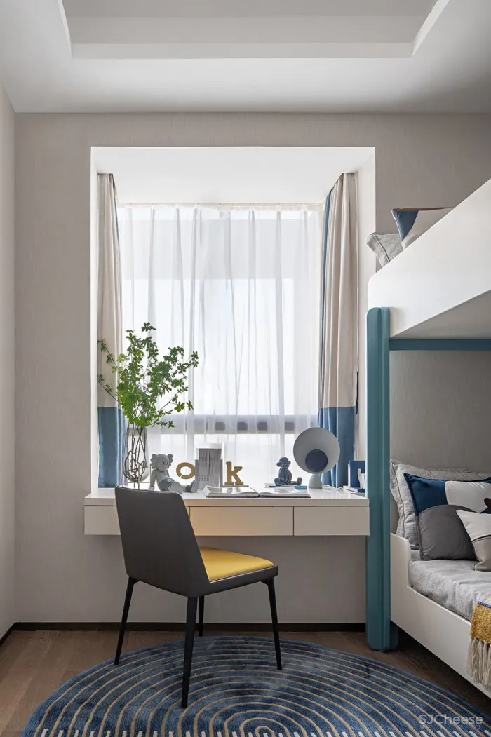 EHOO易虎设计 | 北海彰泰白鹭湾叠墅上叠样板间