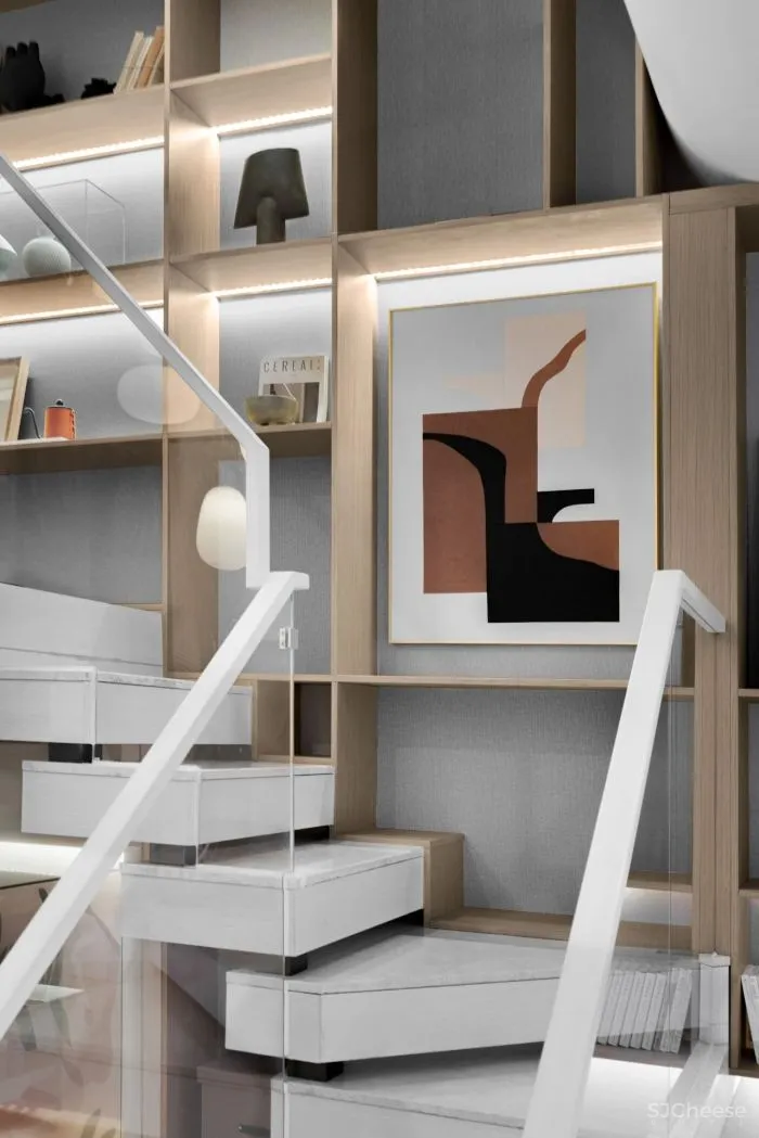 聚舍联合设计新作 丨 纯粹留白，64㎡MUJI风小复式