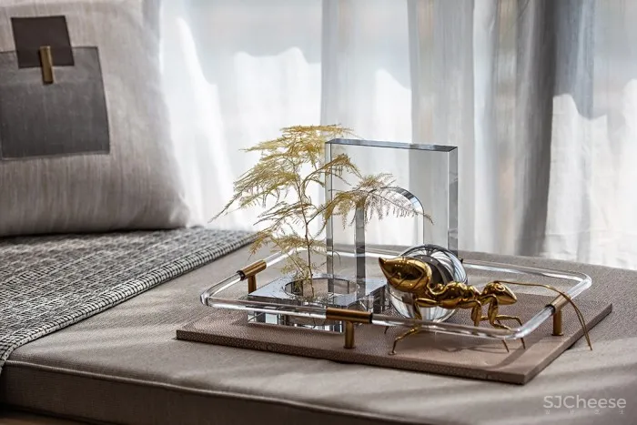 EHOO易虎设计 | 北海彰泰白鹭湾叠墅上叠样板间