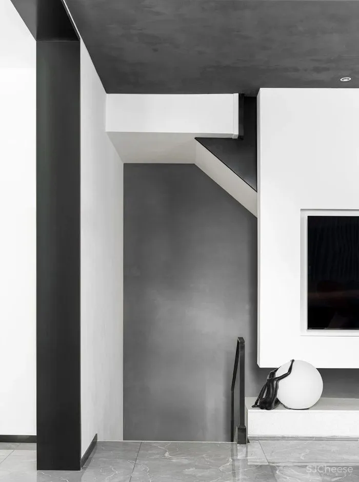 新作丨上海 360㎡ 私宅别墅,黑白格调 · 气质非凡!