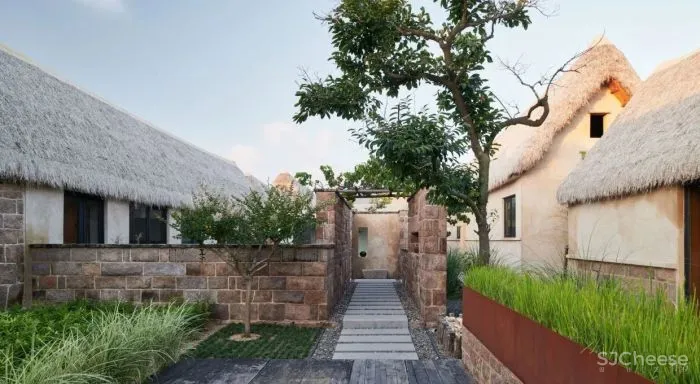 新作 海草房村落的保护与再生:海草湾养生度假村改造设计 灰空间建筑事务所