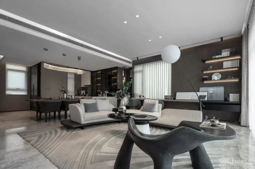 新作|艺烁国际:135㎡梦幻空间中的速度与激情