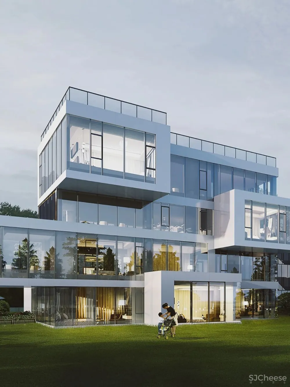 新作丨 莎米斯 x GFD广飞 杭州 620㎡ 跃层豪宅,自然静谧的艺术栖所